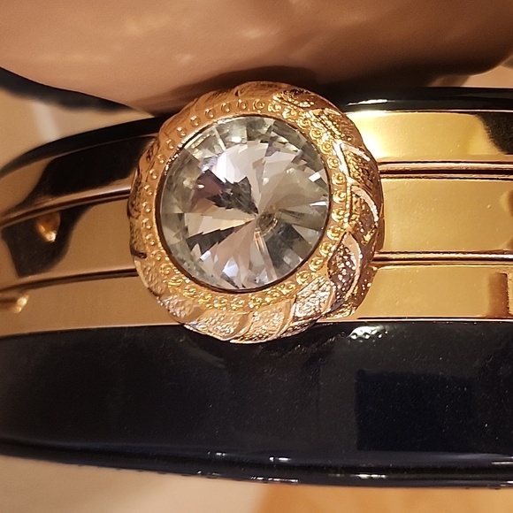 Elegant Midnight Blue and Gold Women's Evening Bag  EUC - Picture 8 of 17